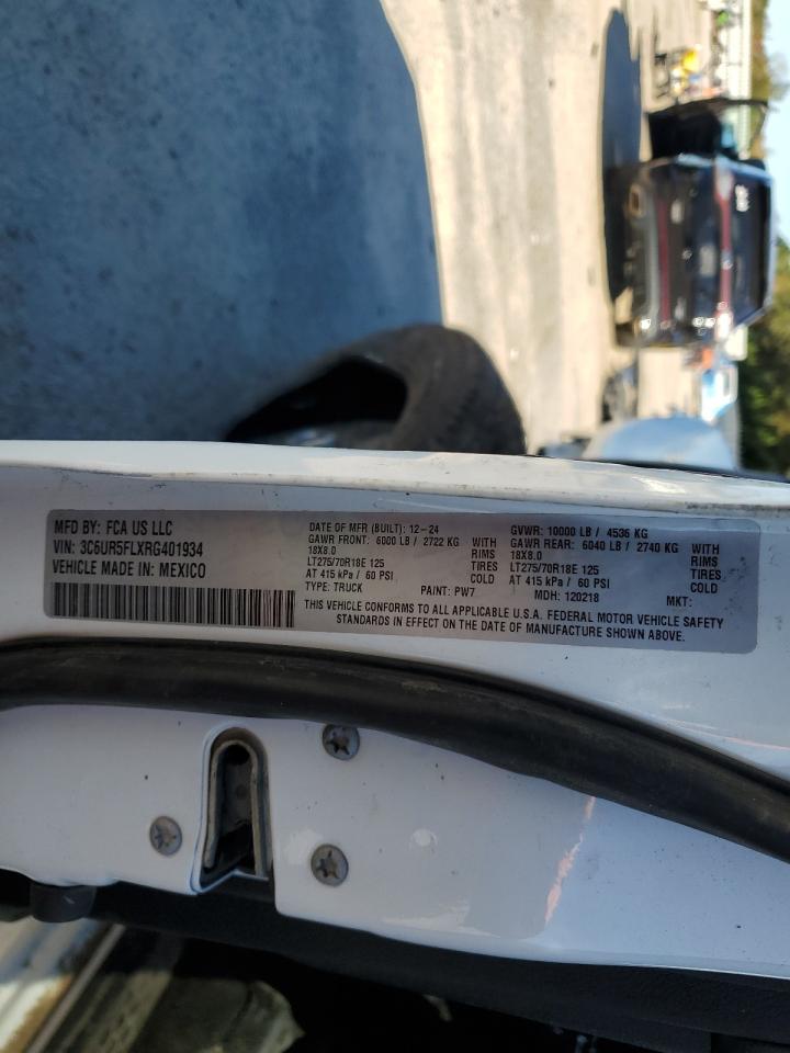 2024 Ram 2500 Laramie VIN: 3C6UR5FLXRG401934 Lot: 90671375