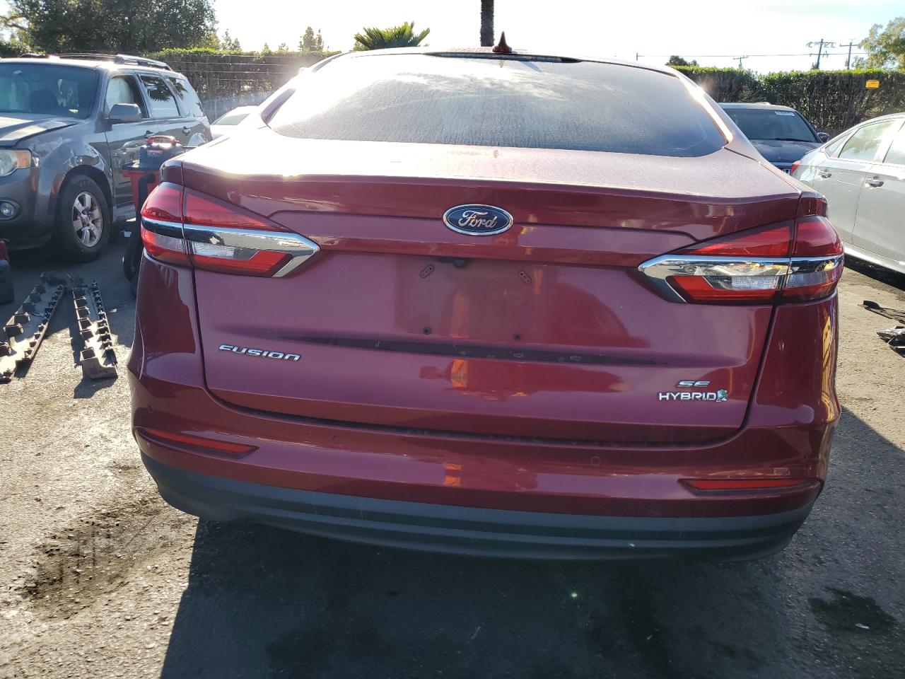 2019 Ford Fusion Se VIN: 3FA6P0LU6KR269021 Lot: 91070945