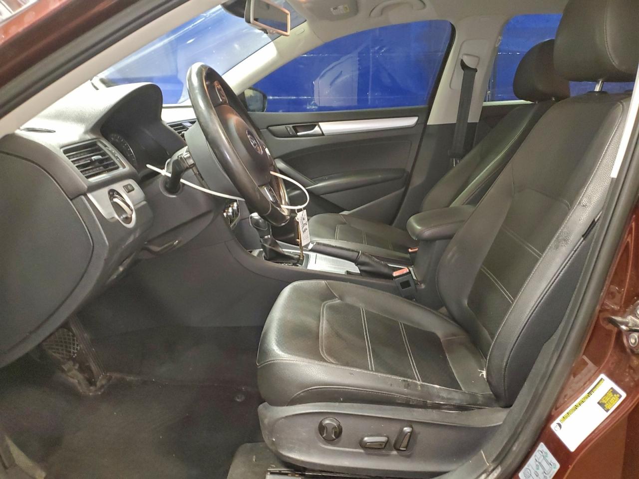 2012 Volkswagen Passat Se VIN: 1VWBP7A36CC054327 Lot: 94104535