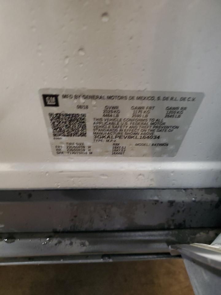 2019 GMC Terrain Slt VIN: 3GKALPEV8KL164034 Lot: 92177135