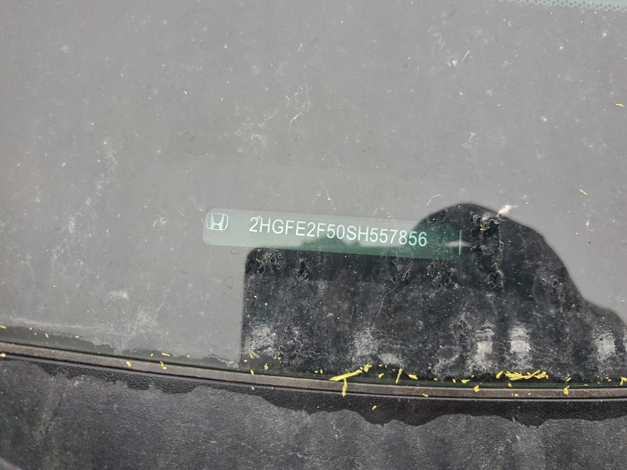 2025 Hond Civic VIN: 2HGFE2F50SH557856 Lot: 93715005