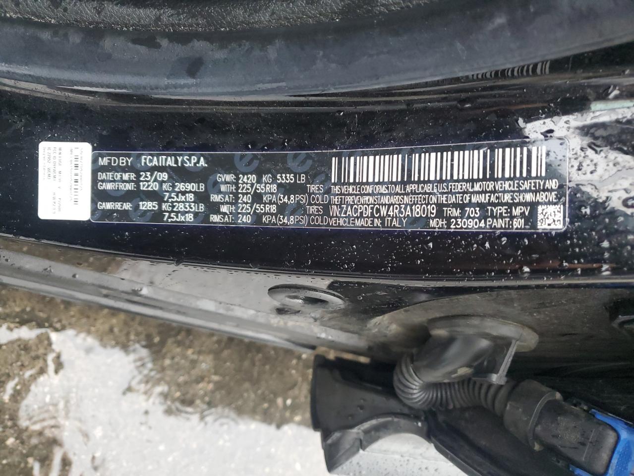 2024 Dodge Hornet R/T VIN: ZACPDFCW4R3A18019 Lot: 92183315