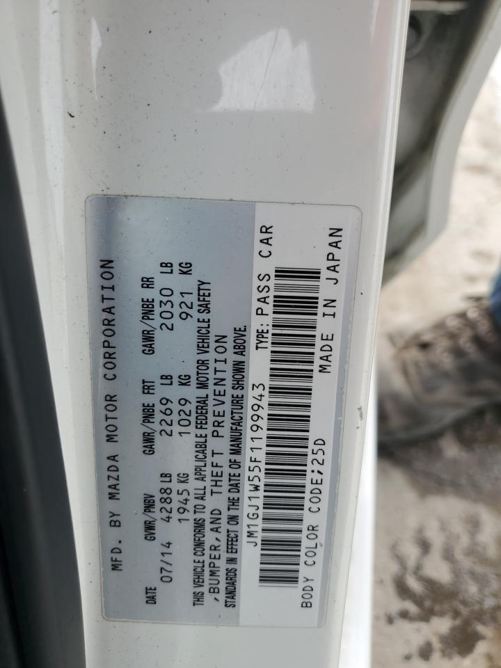 2015 Mazda 6 Grand Touring VIN: JM1GJ1W55F1199943 Lot: 92719825