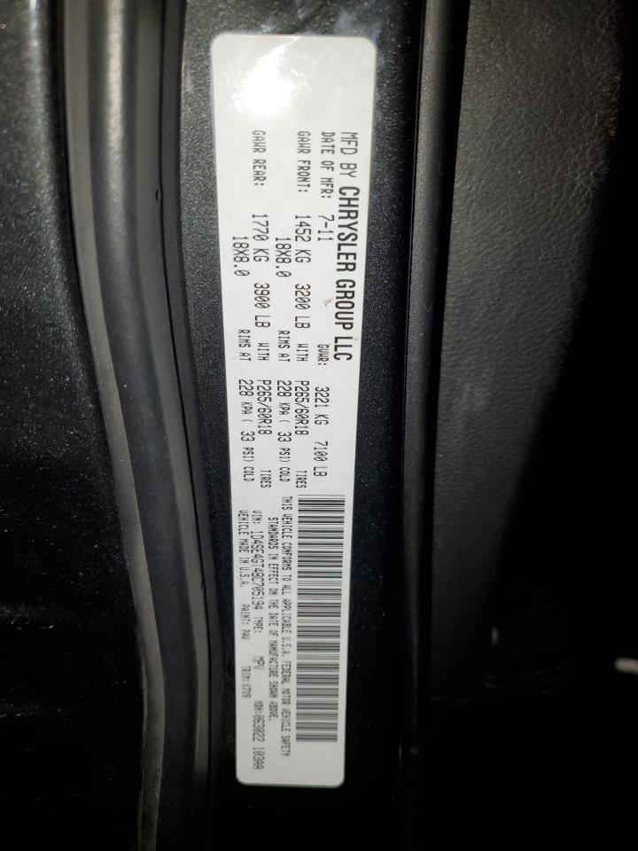 2011 Dodge Durango Crew VIN: 1D4SE4GT4BC705194 Lot: 92033115