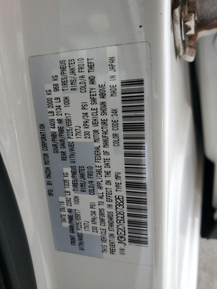 2016 Mazda Cx-5 Touring VIN: JM3KE2CY6G0873826 Lot: 92104565