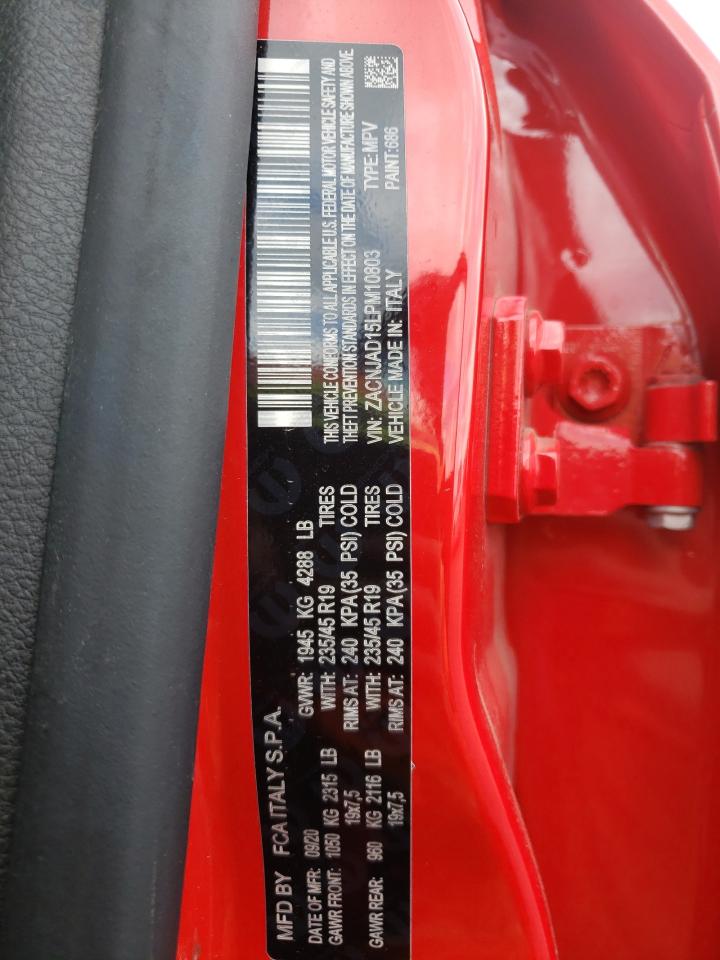 2020 Jeep Renegade Limited VIN: ZACNJAD15LPM10803 Lot: 82635005