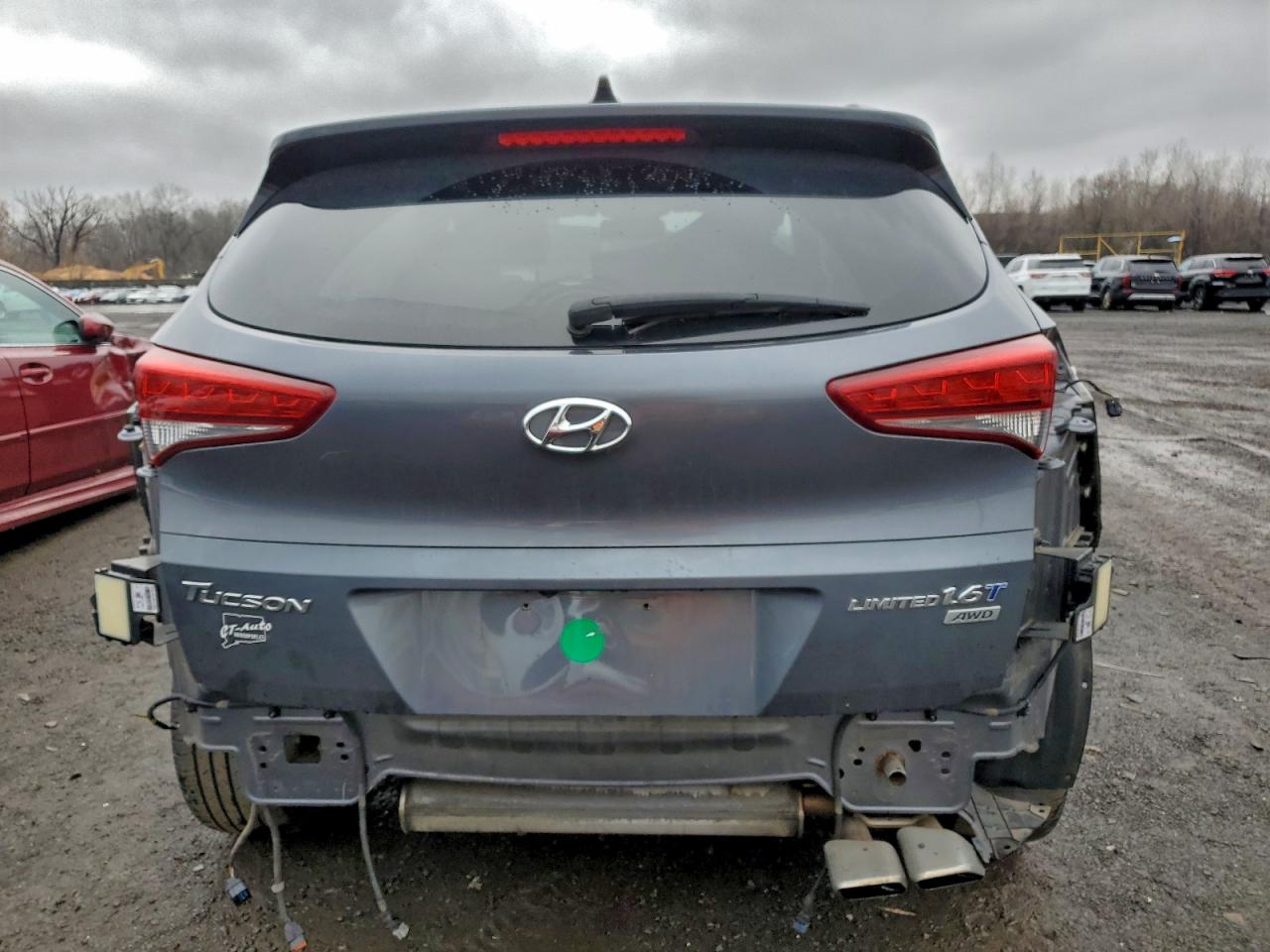 2016 Hyundai Tucson Limited VIN: KM8J3CA23GU179596 Lot: 94038885