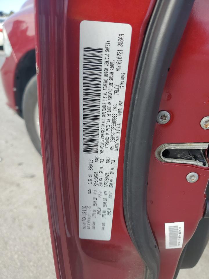 2015 Ram 1500 St VIN: 1C6RR7FT3FS588066 Lot: 92620005