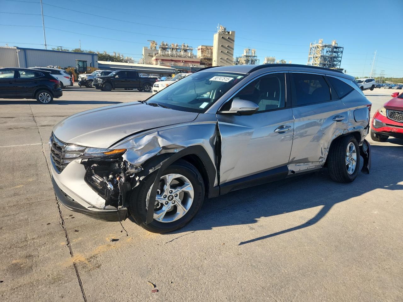 2022 Hyundai Tucson Sel VIN: KM8JB3AE9NU034282 Lot: 90747515