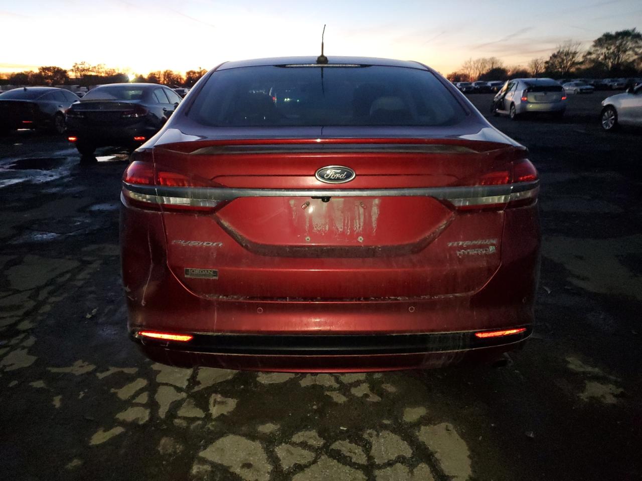 2017 Ford Fusion Titanium Hev VIN: 3FA6P0RU4HR404710 Lot: 91875795