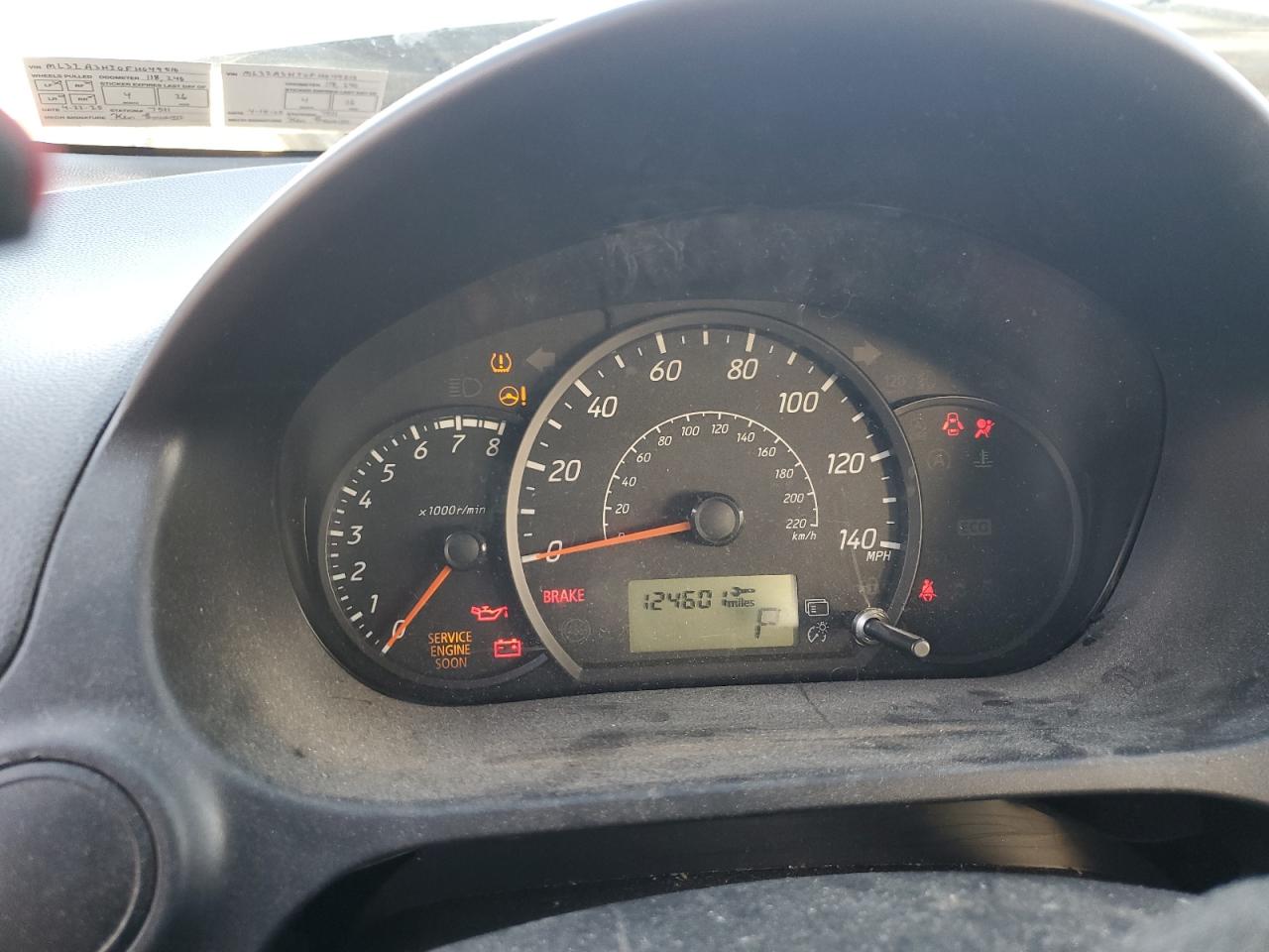 2015 Mitsubishi Mirage De VIN: ML32A3HJ0FH049510 Lot: 92287575