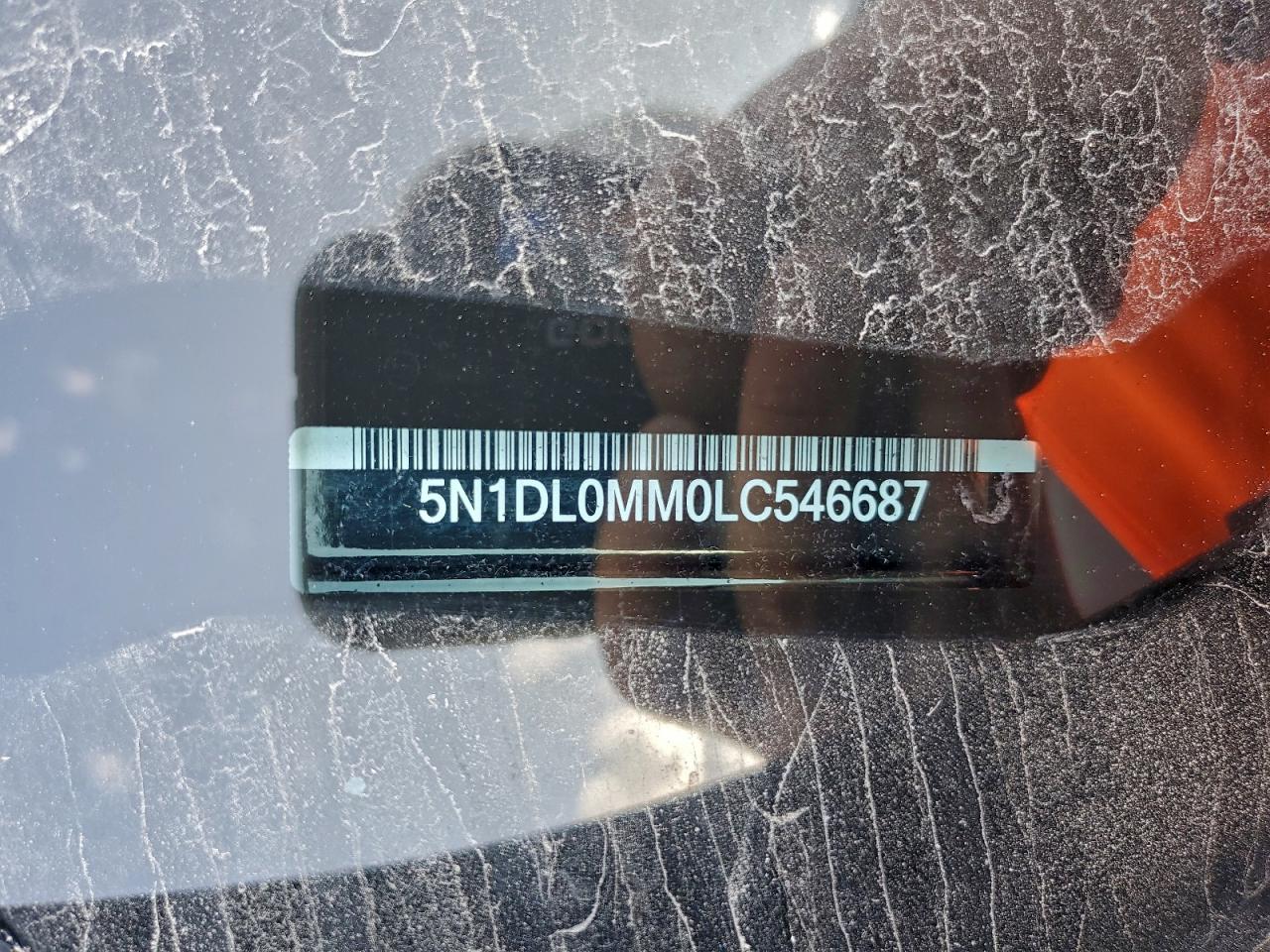 2020 Infiniti Qx60 Luxe VIN: 5N1DL0MM0LC546687 Lot: 93701095