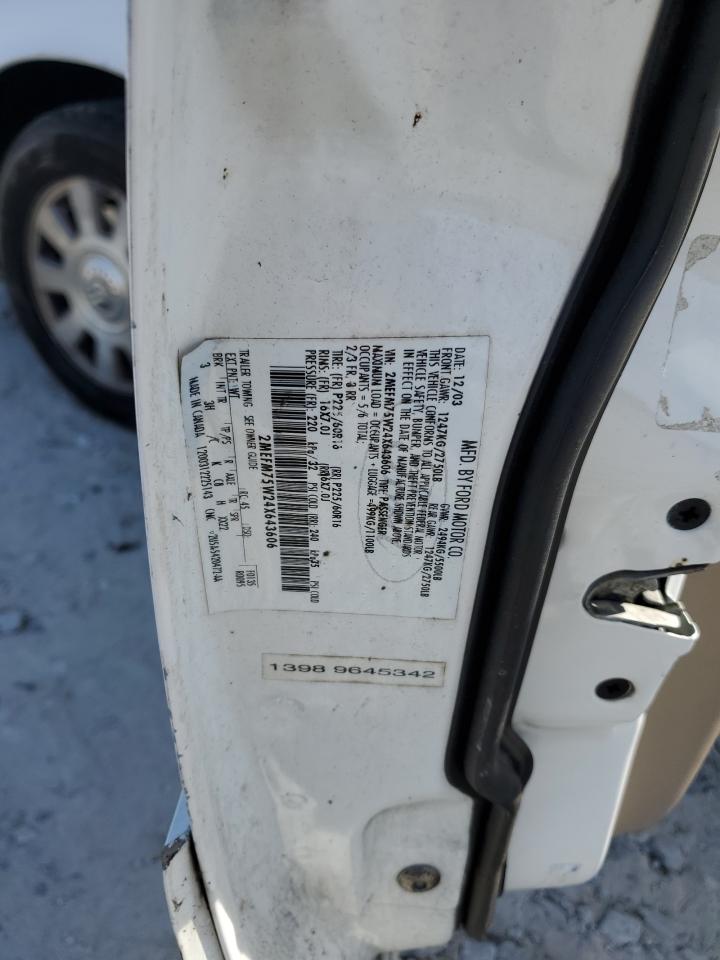 2004 Mercury Grand Marquis Ls VIN: 2MEFM75W24X643606 Lot: 93549935