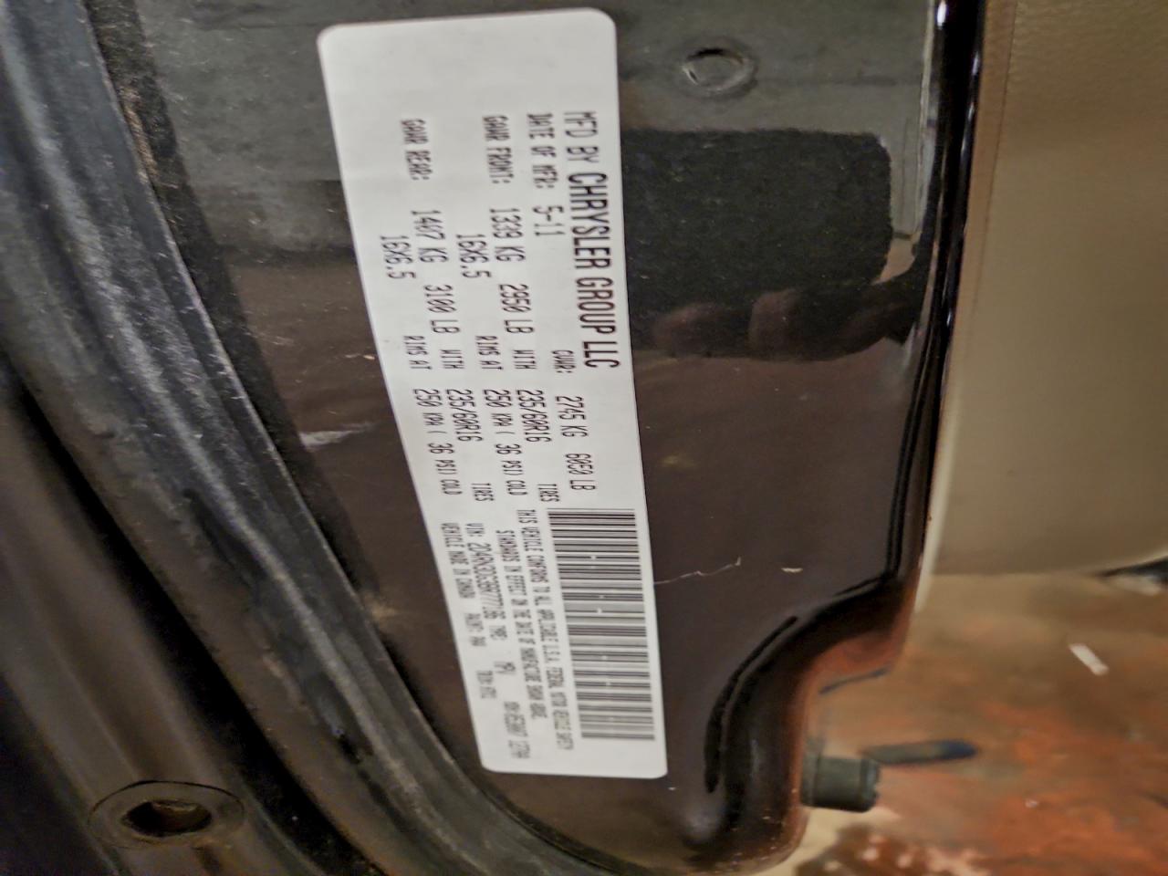 2011 Dodge Grand Caravan Mainstreet VIN: 2D4RN3DG3BR777186 Lot: 94097715