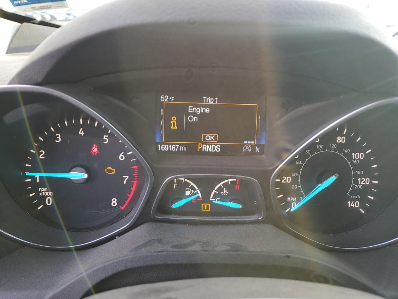 2017 Ford Escape Se VIN: 1FMCU9G98HUA25822 Lot: 91692215