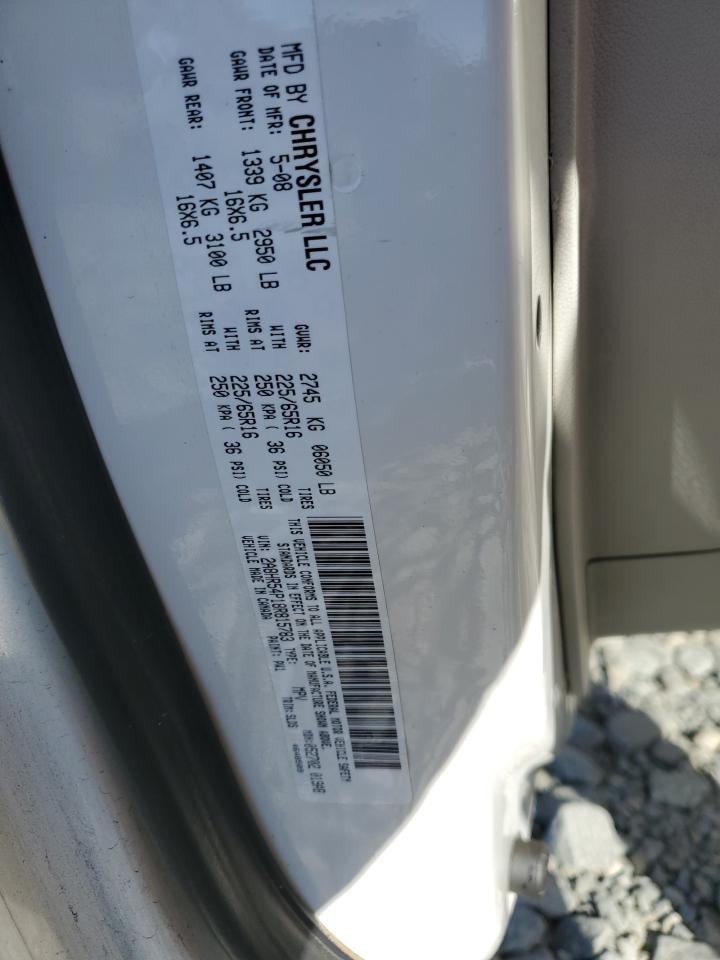 2008 Chrysler Town & Country Touring VIN: 2A8HR54P18R815783 Lot: 91580755