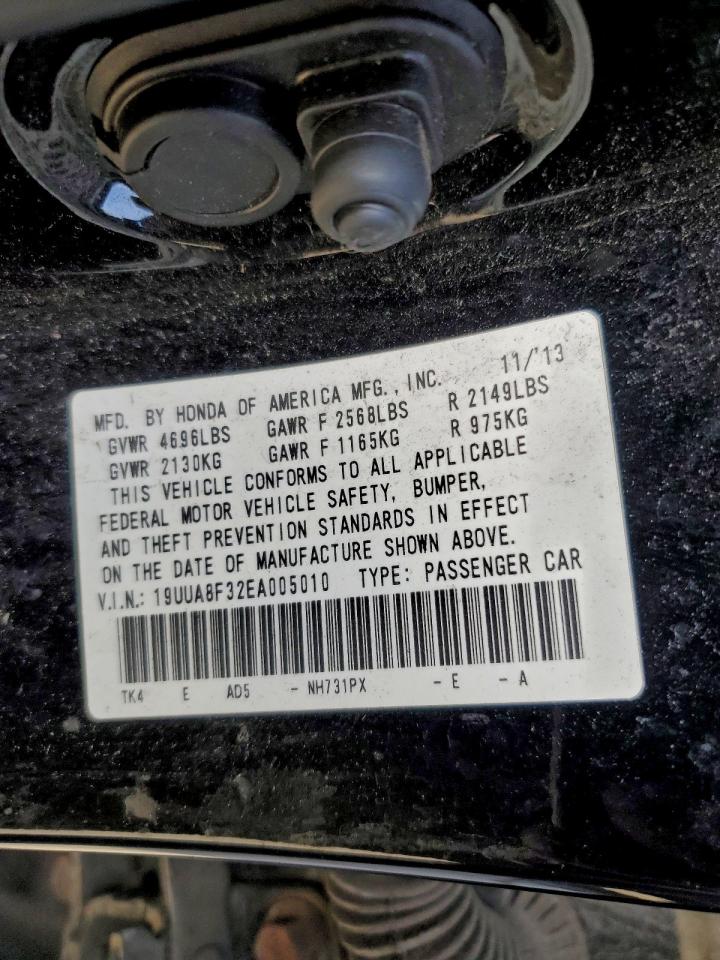 2014 Acura Tl Se VIN: 19UUA8F32EA005010 Lot: 94152395