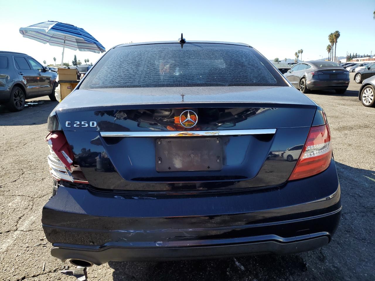 2013 Mercedes-Benz C 250 VIN: WDDGF4HB8DA869848 Lot: 85408695