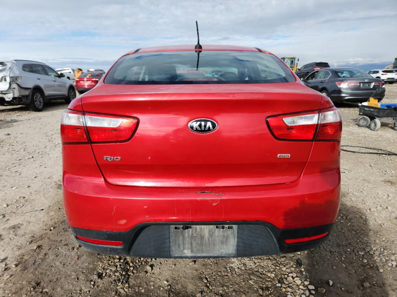 2014 Kia Rio Lx VIN: KNADM4A32E6333176 Lot: 93330565
