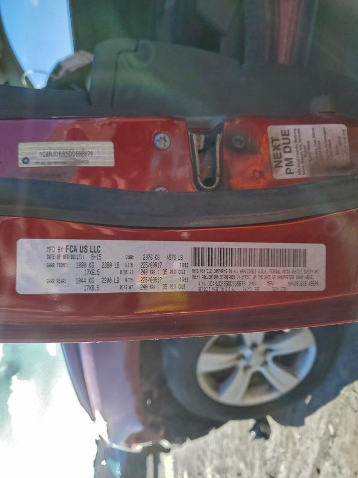 2016 Jeep Compass Sport VIN: 1C4NJDBB5GD556879 Lot: 93608255