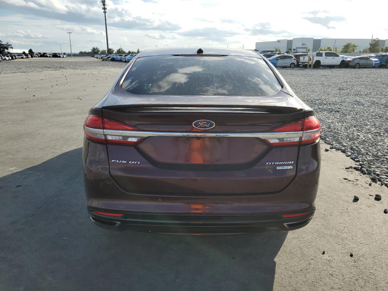 2017 Ford Fusion Titanium VIN: 3FA6P0K98HR114525 Lot: 90748325