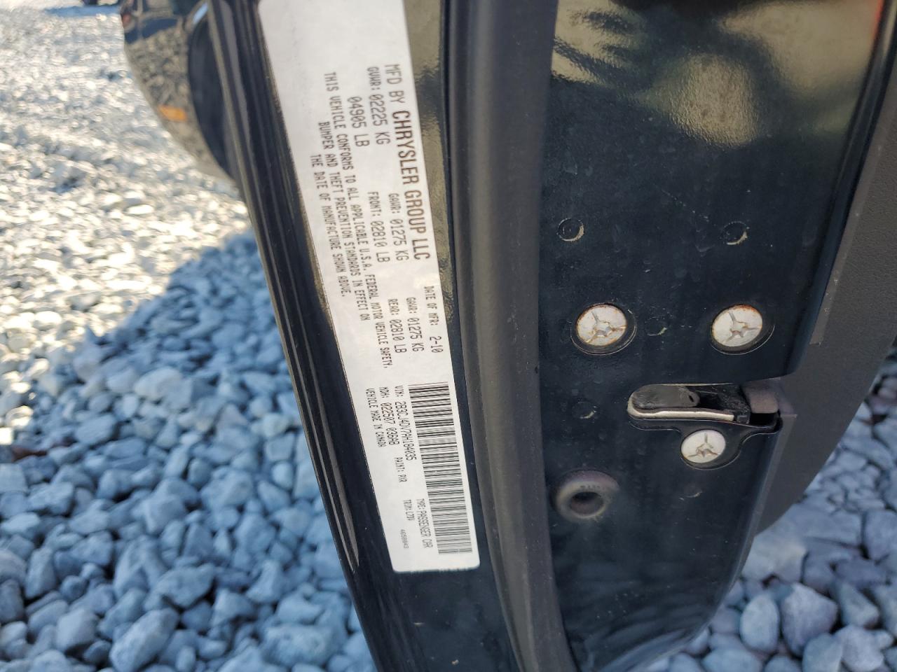 2010 Dodge Challenger Se VIN: 2B3CJ4DV7AH184035 Lot: 92699895