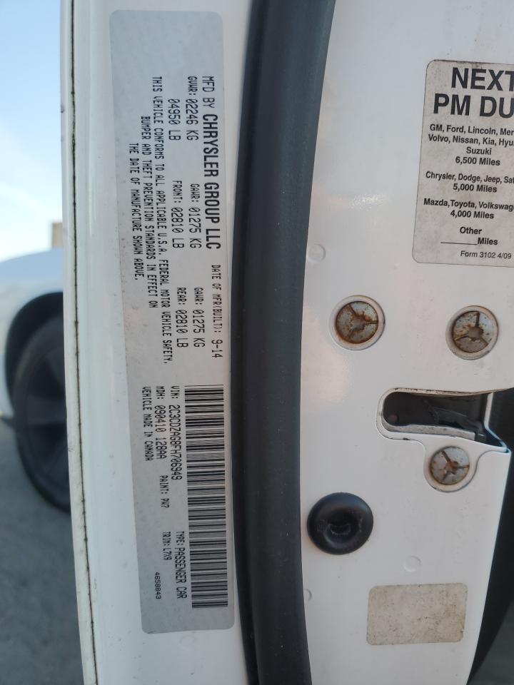 2015 Dodge Challenger Sxt VIN: 2C3CDZAG8FH706949 Lot: 93823885