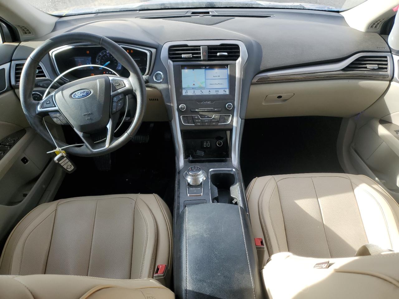 2019 Ford Fusion Sel VIN: 3FA6P0MU5KR136801 Lot: 89435455