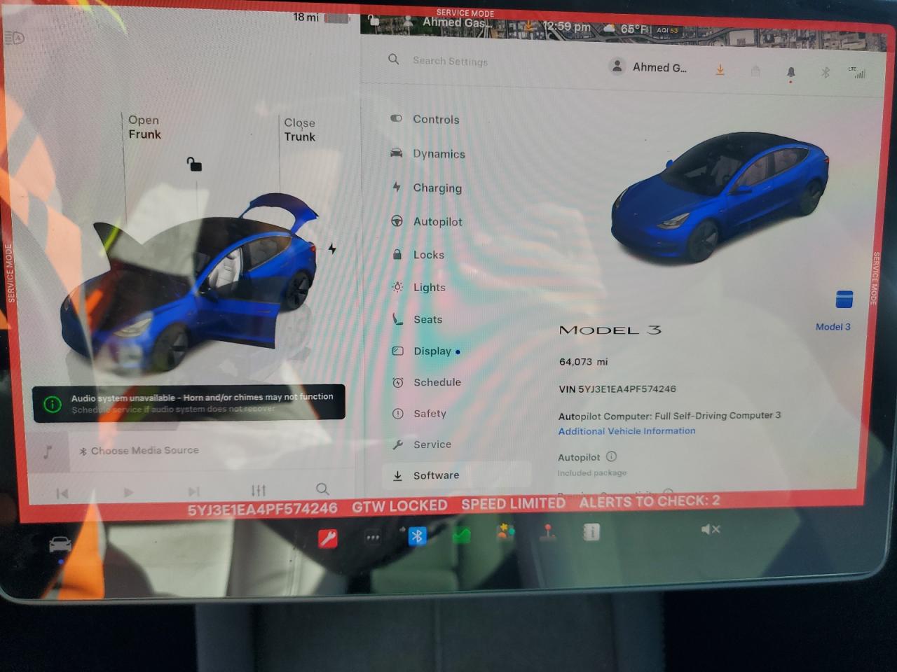 2023 Tesla Model 3 VIN: 5YJ3E1EA4PF574246 Lot: 92103105