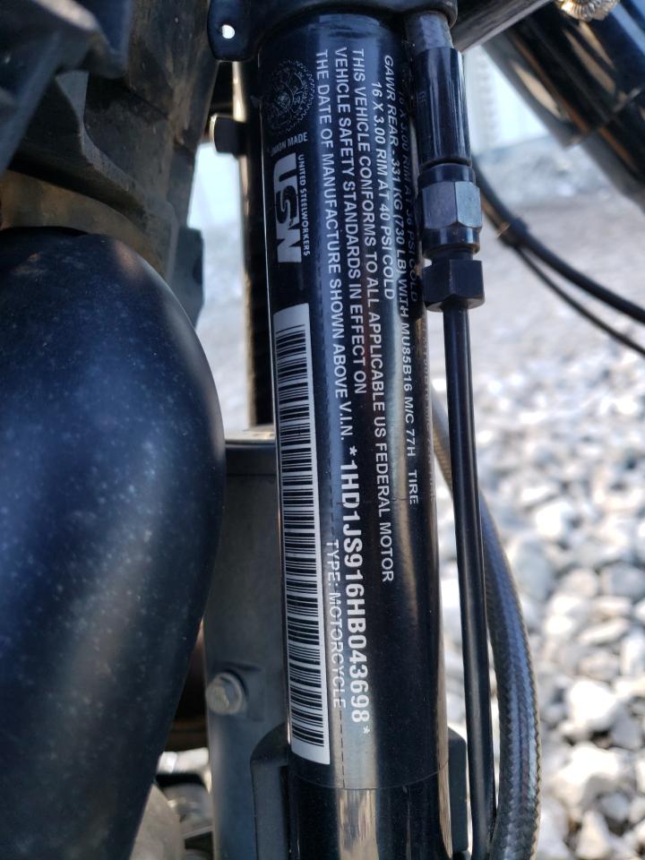 2017 Harley-Davidson Flss VIN: 1HD1JS916HB043698 Lot: 90277075