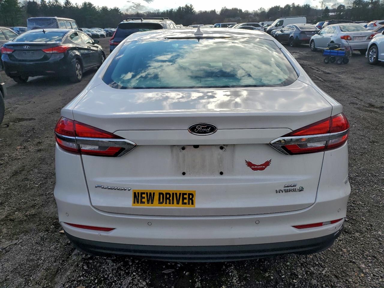 2019 Ford Fusion Se VIN: 3FA6P0LU6KR162812 Lot: 94360375