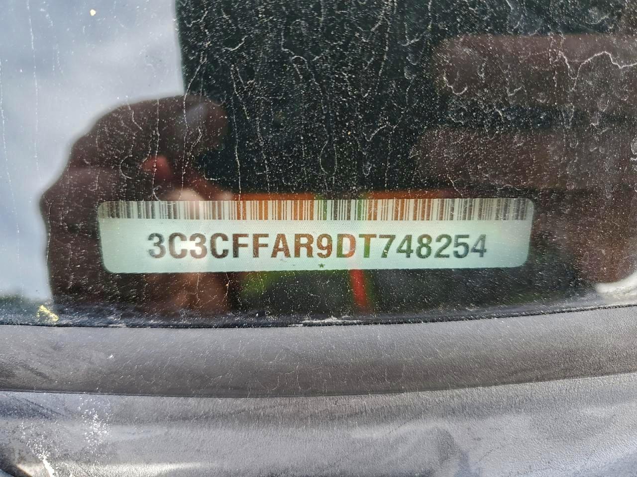 2013 Fiat 500 Pop VIN: 3C3CFFAR9DT748254 Lot: 94644415