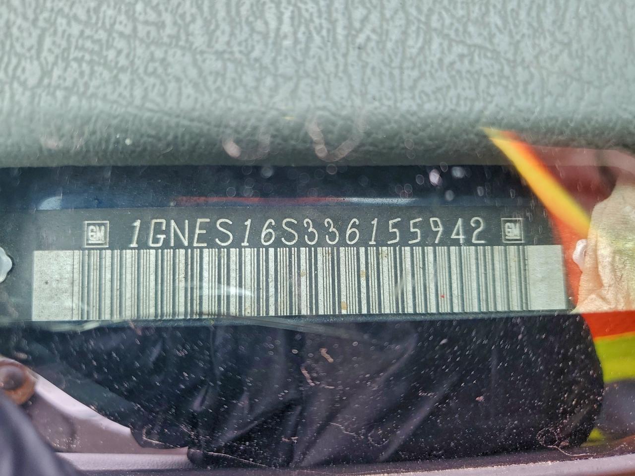 2003 Chevrolet Trailblazer Ext VIN: 1GNES16S336155942 Lot: 94651455