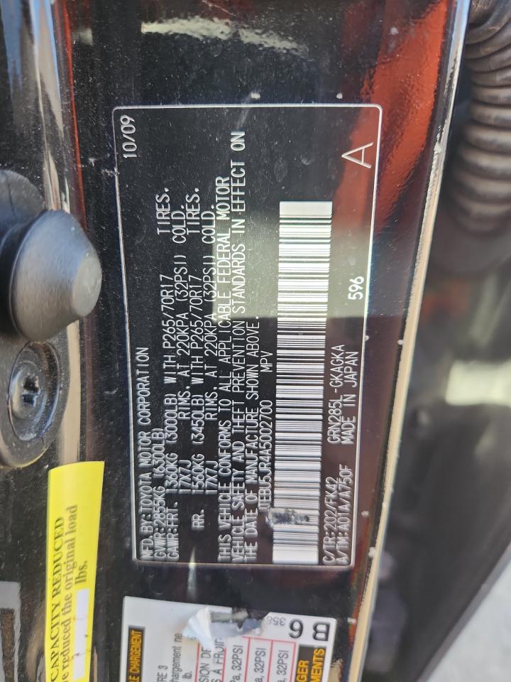 2010 Toyota 4Runner Sr5 VIN: JTEBU5JR4A5002700 Lot: 92399815