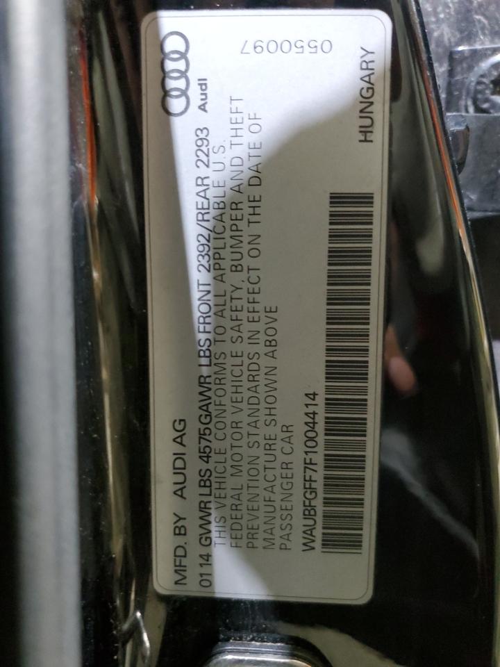 2015 Audi A3 Premium VIN: WAUBFGFF7F1004414 Lot: 90237795