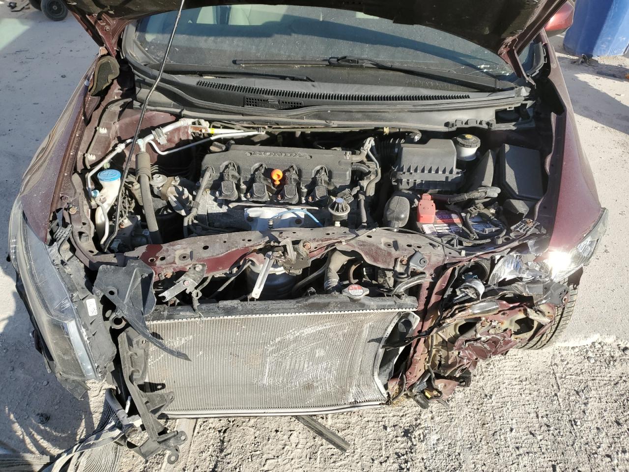 2013 Honda Civic Lx VIN: 2HGFB2F58DH593225 Lot: 91742965