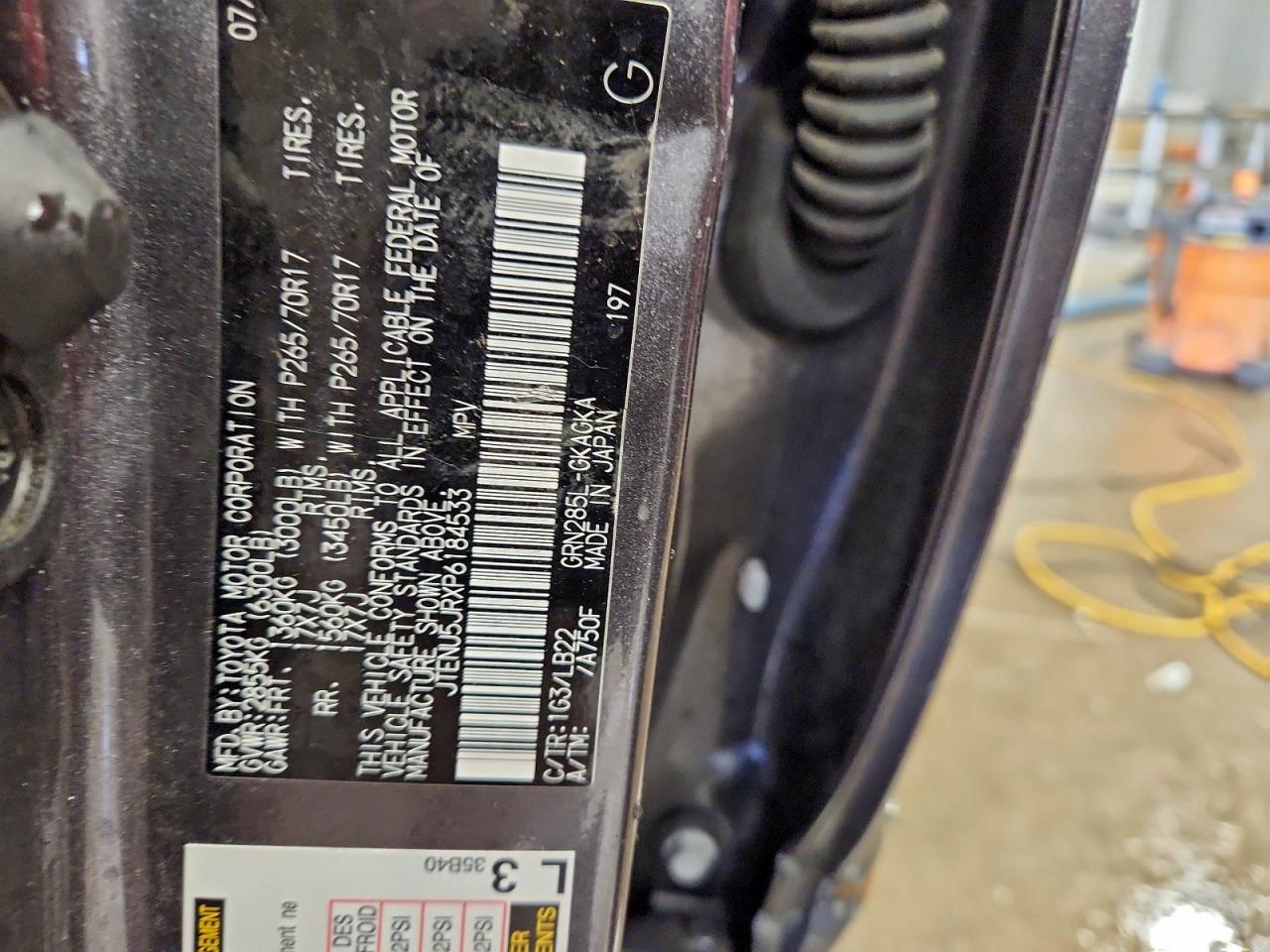 2023 Toyota 4Runner Se VIN: JTENU5JRXP6184533 Lot: 94461345