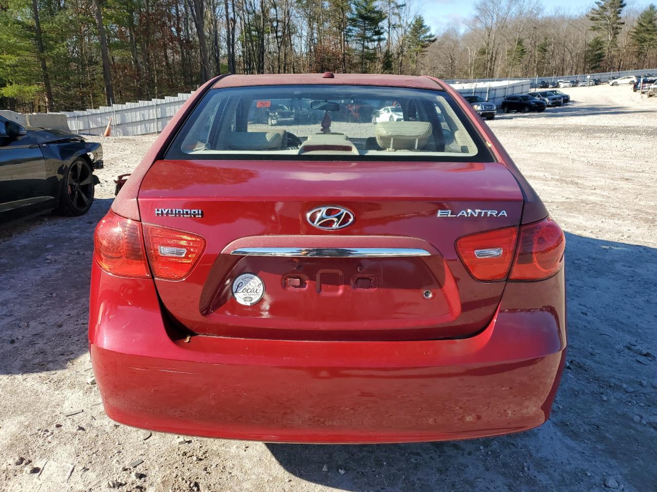 2007 Hyundai Elantra Gls VIN: KMHDU46D17U163388 Lot: 93198635