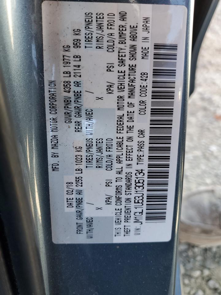 2018 Mazda 6 Sport VIN: JM1GL1U53J1305134 Lot: 91186855