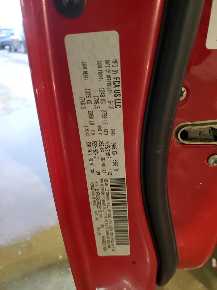 2016 Dodge Journey Se VIN: 3C4PDCAB7GT223119 Lot: 92340405