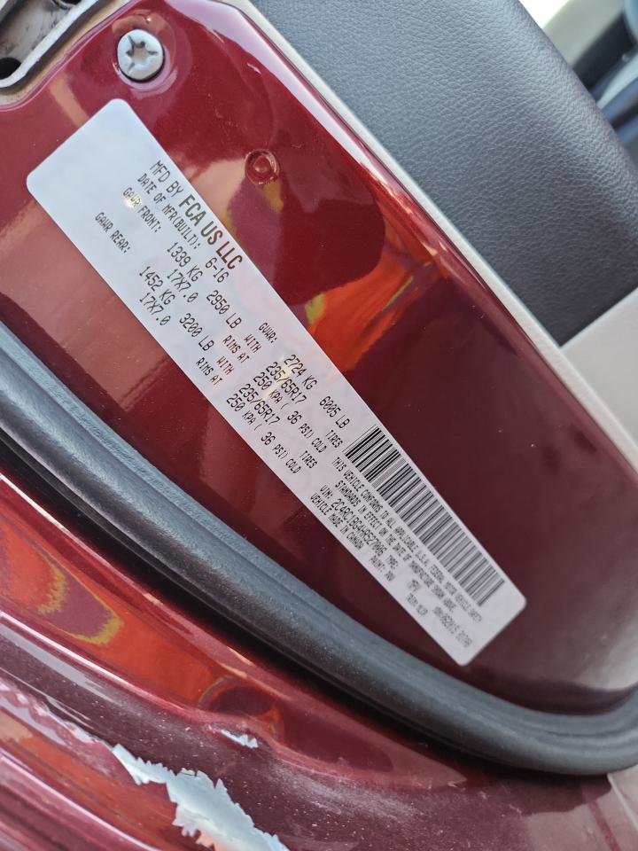 2017 Chrysler Pacifica Touring L VIN: 2C4RC1BG4HR527006 Lot: 93301635