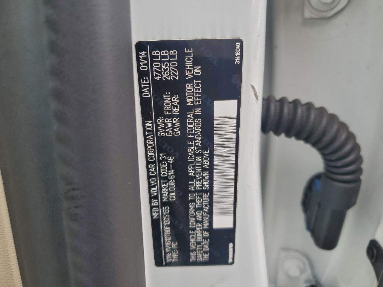 2015 Volvo S60 Premier VIN: YV1612TB0F1305155 Lot: 94590145