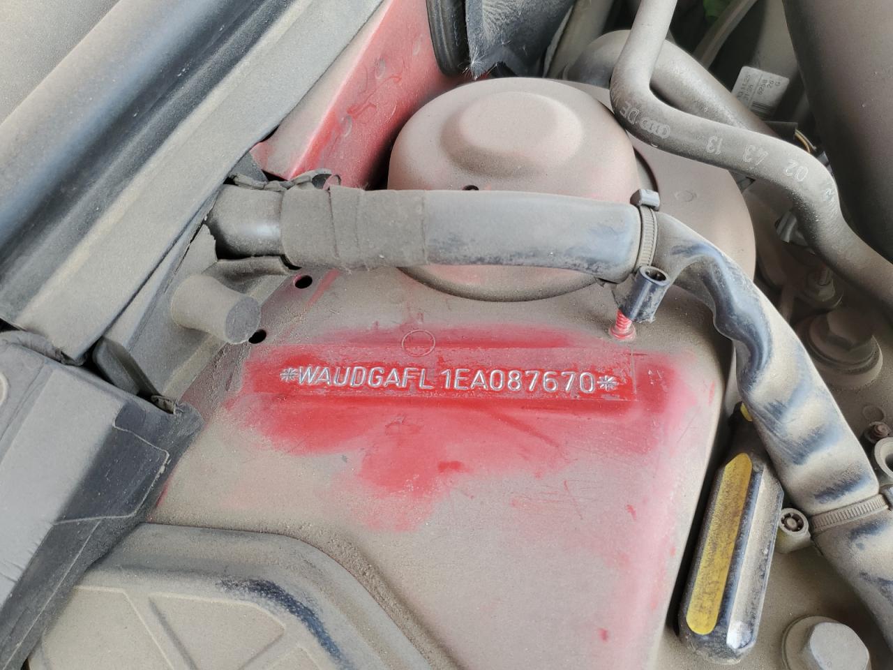 2014 Audi S4 Premium Plus VIN: WAUDGAFL1EA087670 Lot: 71860325