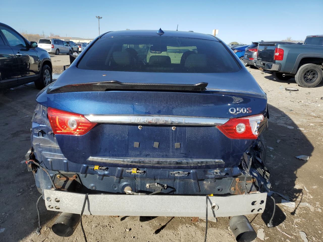 2016 Infiniti Q50 Red Sport 400 VIN: JN1FV7AR6GM452199 Lot: 92345495