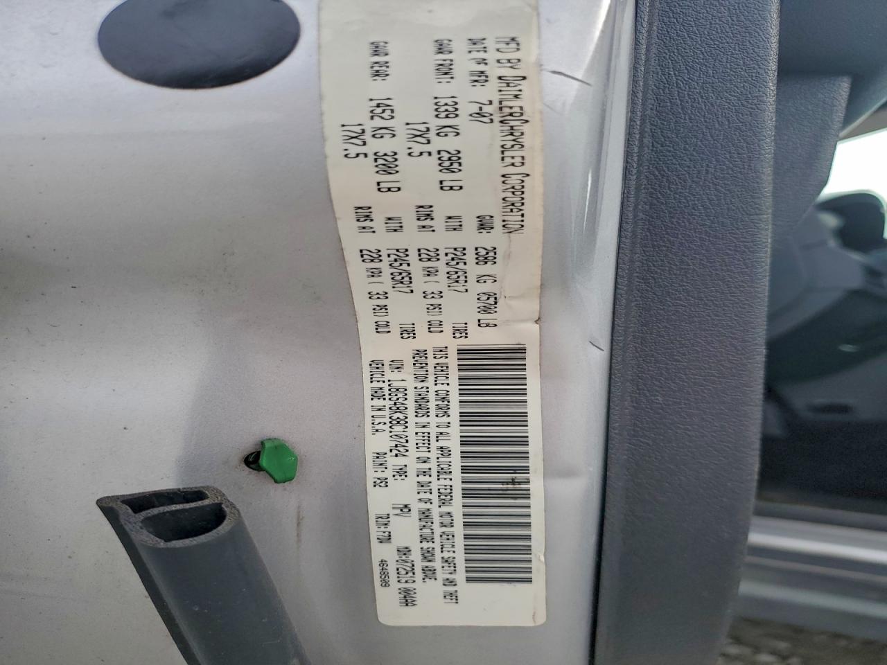 2008 Jeep Grand Cherokee Laredo VIN: 1J8GS48K38C107424 Lot: 94164635