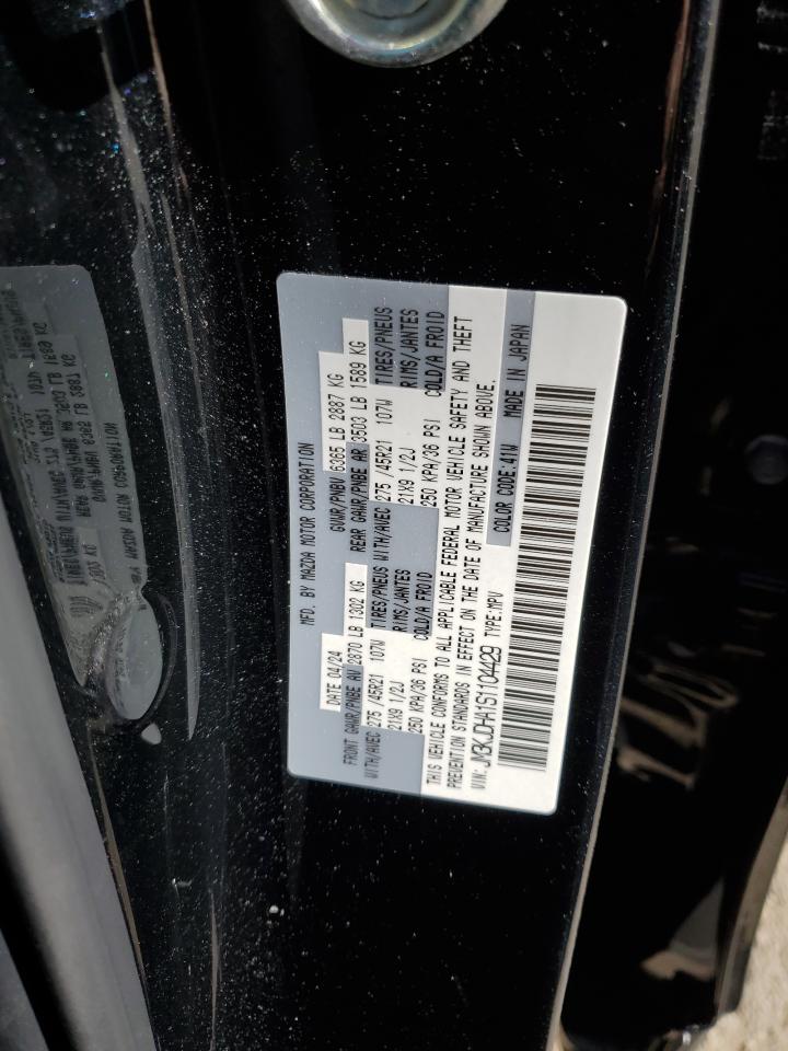 2025 Mazda Cx-70 Premium VIN: JM3KJDHA1S1104429 Lot: 92272595