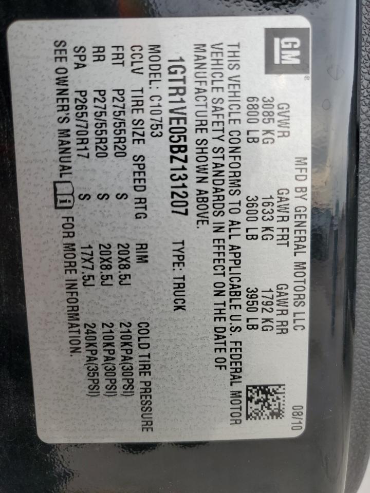 2011 GMC Sierra C1500 Sle VIN: 1GTR1VE05BZ131207 Lot: 93358485