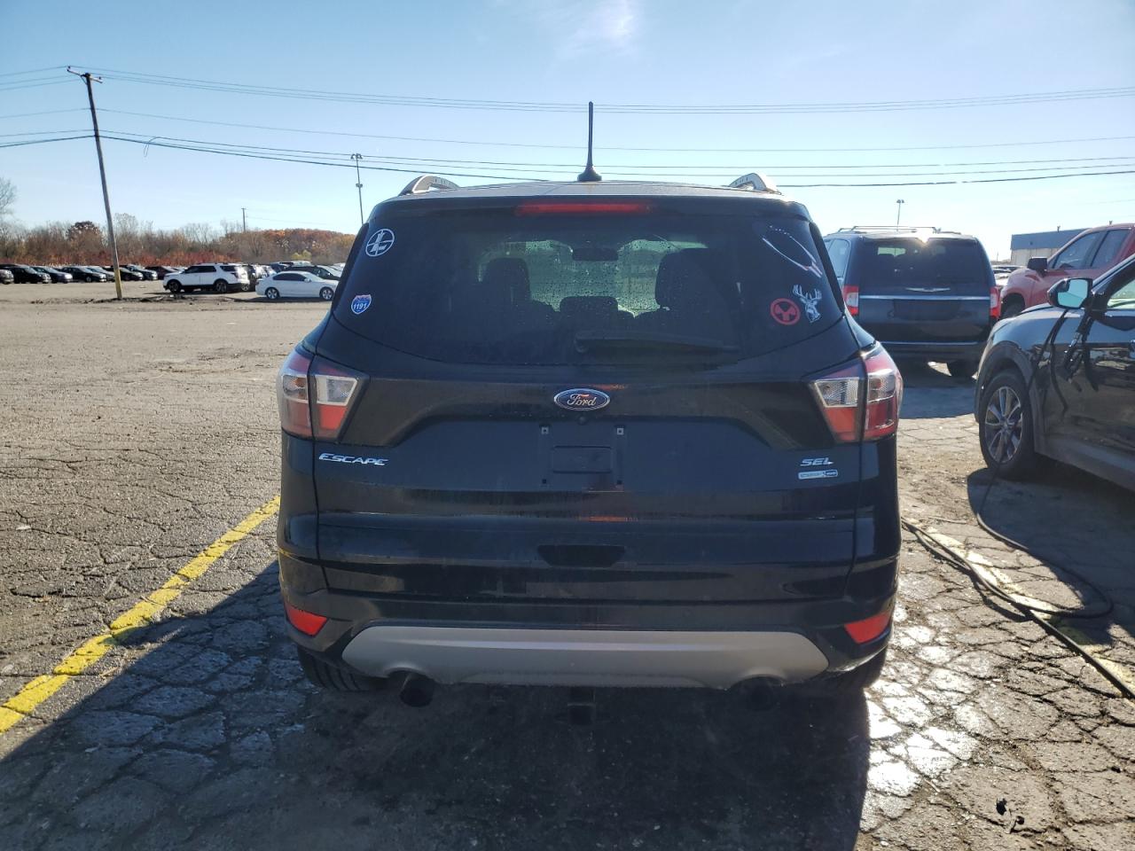 2018 Ford Escape Sel VIN: 1FMCU9HD2JUA29695 Lot: 91610185