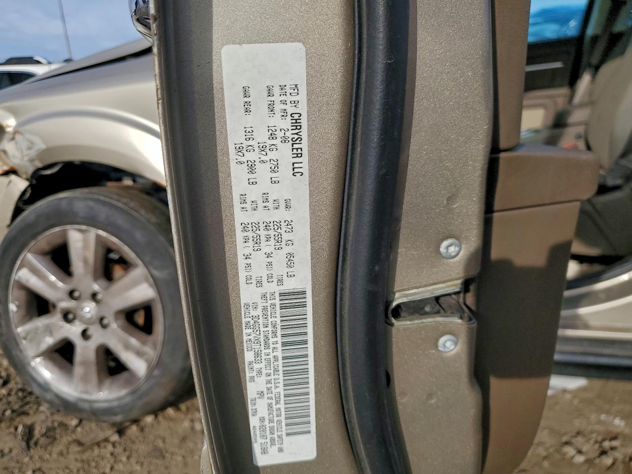 2009 Dodge Journey Sxt VIN: 3D4GG57VX9T158633 Lot: 94138415