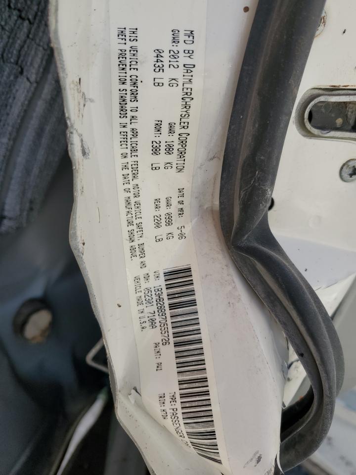 2007 Dodge Caliber VIN: 1B3HB28B97D555726 Lot: 92445425